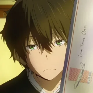 ➖ emoji Houtarou Oreki . @QuqnuC . Telegram sticker 4 of 57