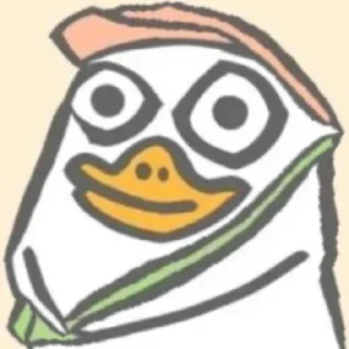 💨 emoji Duck Duck Telegram sticker 19 of 60