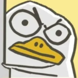 💨 emoji Duck Duck Telegram sticker 8 of 60