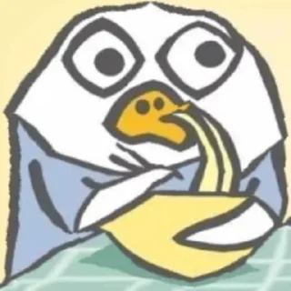 💨 emoji Duck Duck Telegram sticker 14 of 60