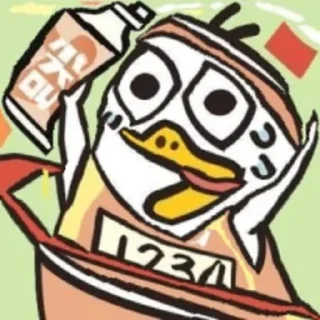 💨 emoji Duck Duck Telegram sticker 18 of 60