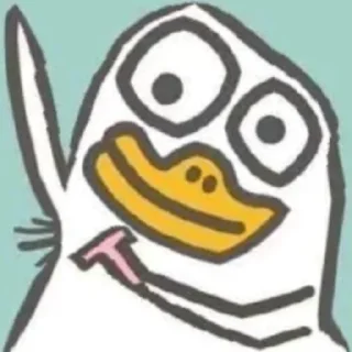 💨 emoji Duck Duck Telegram sticker 9 of 60