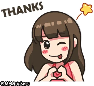 💝 emoji @MHStickers Ordinary Girl Telegram sticker 15 of 41