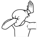 ✋ emoji Memes, memes everywhere Telegram sticker 18 of 100