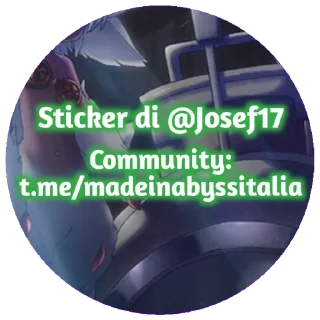 Sticker from made in abyss