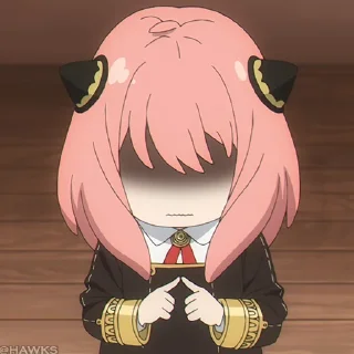 🍥 emoji 🍥 Anya Forger (@TodorokiShouto) Telegram sticker 16 of 120