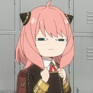 🍥 emoji 🍥 Anya Forger (@TodorokiShouto) Telegram sticker 8 of 120