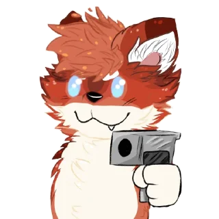 🔫 emoji Kiara! Telegram sticker 5 of 12