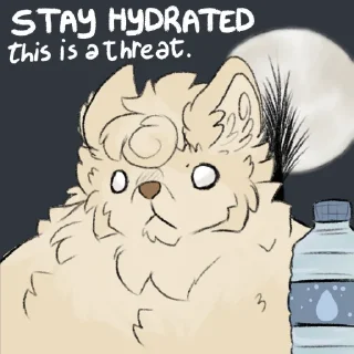 💧 emoji Kiara! Telegram sticker 10 of 12