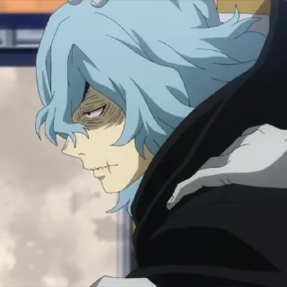 😒 emoji Shigaraki Tomura @StickersofAnime Telegram sticker 12 of 73