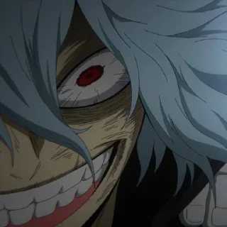 😈 emoji Shigaraki Tomura @StickersofAnime Telegram sticker 13 of 73