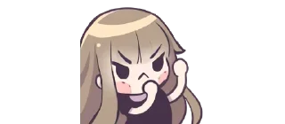 🤍 emoji Evelyn_zahra Telegram sticker 19 of 28