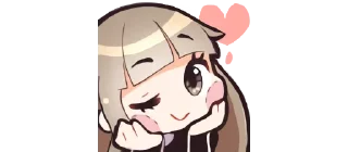🤍 emoji Evelyn_zahra Telegram sticker 17 of 28