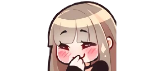 🤍 emoji Evelyn_zahra Telegram sticker 3 of 28