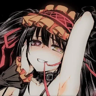 🌟 emoji ✿ Kurumi Tokisaki ⏳ @KesitoMania Telegram sticker 4 of 120