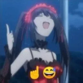 🌟 emoji ✿ Kurumi Tokisaki ⏳ @KesitoMania Telegram sticker 19 of 120