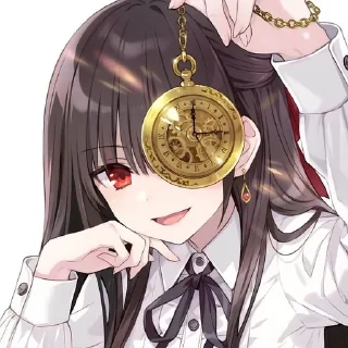 🌟 emoji ✿ Kurumi Tokisaki ⏳ @KesitoMania Telegram sticker 9 of 120