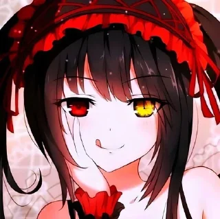 🌟 emoji ✿ Kurumi Tokisaki ⏳ @KesitoMania Telegram sticker 17 of 120