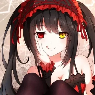 🌟 emoji ✿ Kurumi Tokisaki ⏳ @KesitoMania Telegram sticker 12 of 120