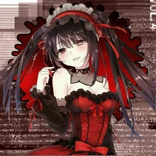 🌟 emoji ✿ Kurumi Tokisaki ⏳ @KesitoMania Telegram sticker 8 of 120