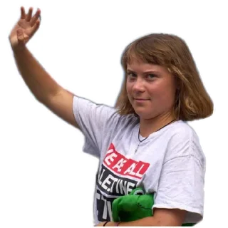 Sticker from Greta via @adolfpupik