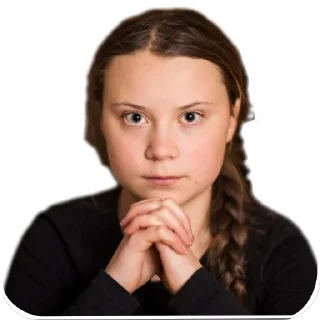 Sticker from Greta via @adolfpupik