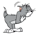 😌 emoji Tom and Jerry Telegram sticker 5 of 41