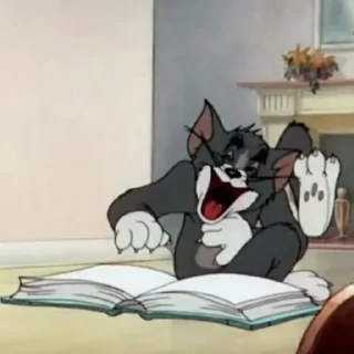 Sticker from Tom and Jerry