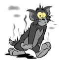 🤕 emoji Tom and Jerry Telegram sticker 10 of 41