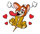 😍 emoji Tom and Jerry Telegram sticker 8 of 41