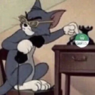 Sticker from Tom and Jerry