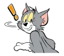 Sticker from Tom and Jerry