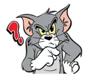 🤔 emoji Tom and Jerry Telegram sticker 22 of 41