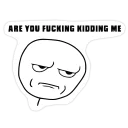 😒 emoji Rage Faces Grucha Telegram sticker 23 of 45