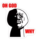 😳 emoji Rage Faces Grucha Telegram sticker 10 of 45