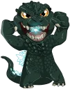Sticker from Godzilla