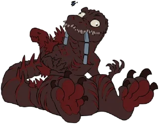 🧐 emoji Godzilla Telegram sticker 9 of 22
