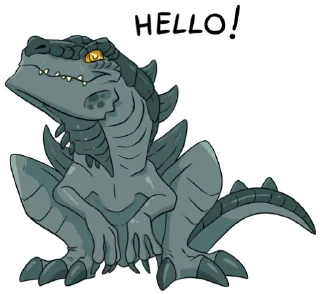 😊 emoji Godzilla Telegram sticker 5 of 22
