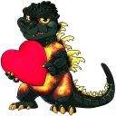 Sticker from Godzilla