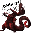 Sticker from Godzilla