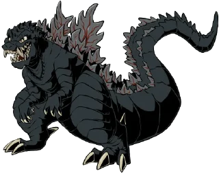 🦷 emoji Godzilla Telegram sticker 12 of 22