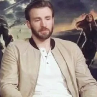 ☹️ emoji Chris Evans @My_Avengers Telegram sticker 21 of 41