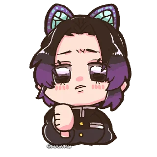 👎 emoji 🎴Demon Slayer (@TodorokiShouto) Telegram sticker 12 of 67