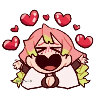 😍 emoji 🎴Demon Slayer (@TodorokiShouto) Telegram sticker 16 of 67