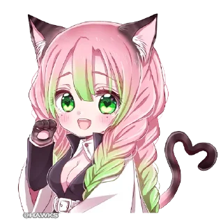 🐱 emoji 🎴Demon Slayer (@TodorokiShouto) Telegram sticker 13 of 67