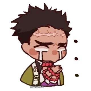 😭 emoji 🎴Demon Slayer (@TodorokiShouto) Telegram sticker 20 of 67