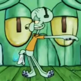 ⚓️ emoji Squidward - @Stickerabad Telegram sticker 21 of 59