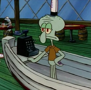 ⚓️ emoji Squidward - @Stickerabad Telegram sticker 18 of 59