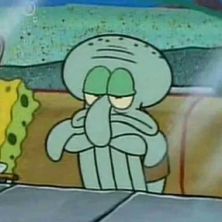 ⚓️ emoji Squidward - @Stickerabad Telegram sticker 24 of 59