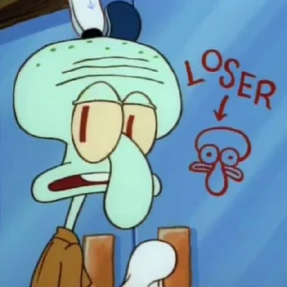 ⚓️ emoji Squidward - @Stickerabad Telegram sticker 20 of 59